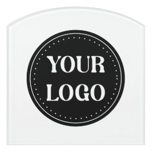 elegant, modern, refined, & editable.  door sign
