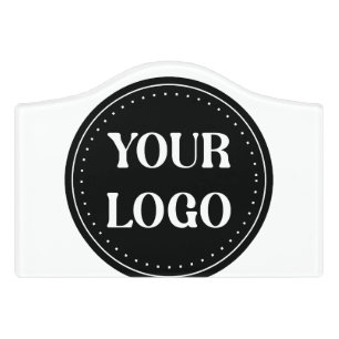 elegant, modern, refined, & editable. door sign