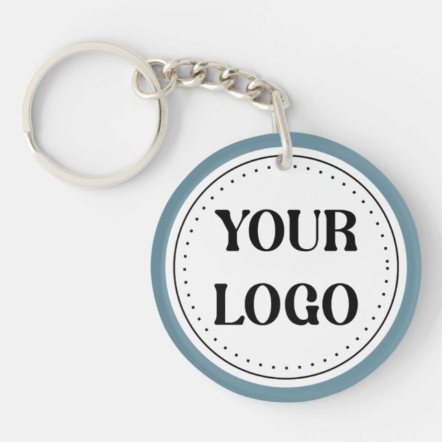 elegant, modern, refined,& editable  keychain (Front)