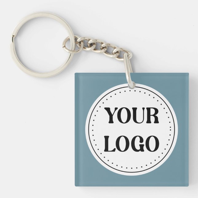 elegant, modern, refined,& editable  keychain (Front)