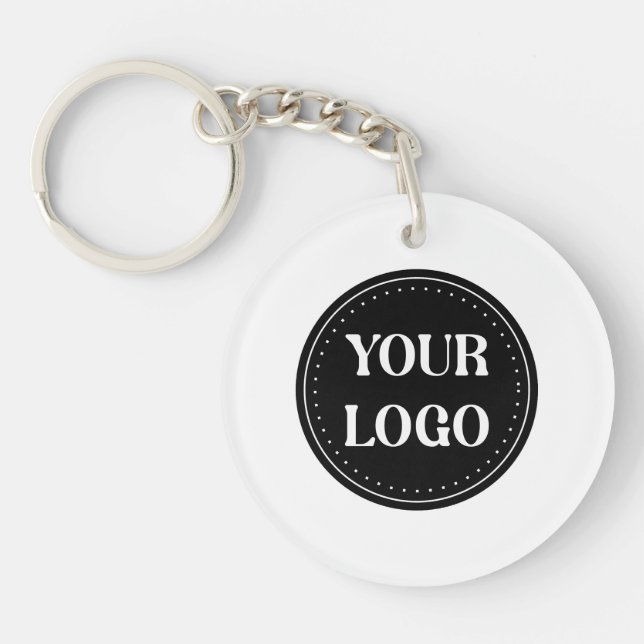 elegant, modern, refined, & editable.  keychain (Front)