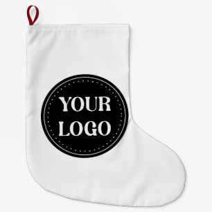 elegant, modern, refined, & editable.  large christmas stocking