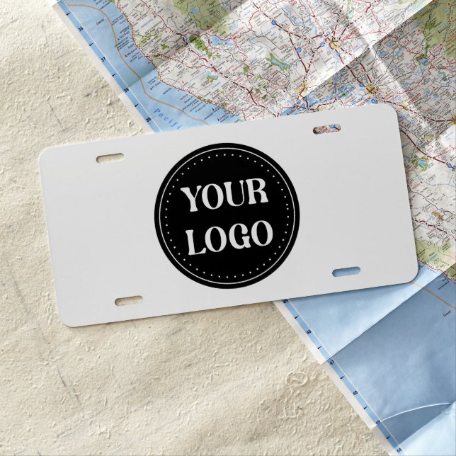 elegant, modern, refined, & editable.  license plate (In Situ)