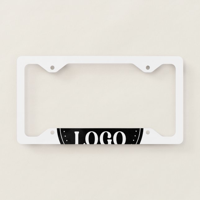 elegant, modern, refined, & editable.  license plate frame (Front)