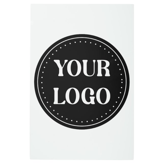 elegant, modern, refined, & editable.  metal print (Front)