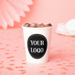 elegant, modern, refined, & editable.  paper cups