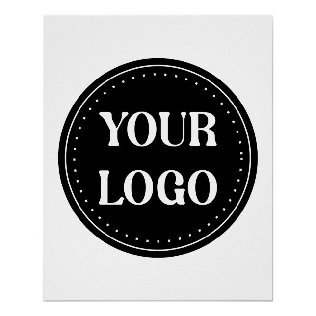 elegant, modern, refined, & editable.  poster (Front)