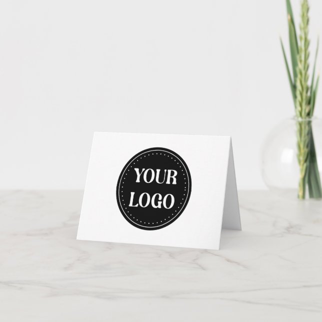 elegant, modern, refined, & editable.  thank you card (Front)