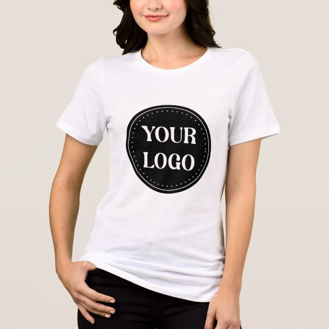 elegant, modern, refined, & editable.  Tri-Blend shirt (Front)