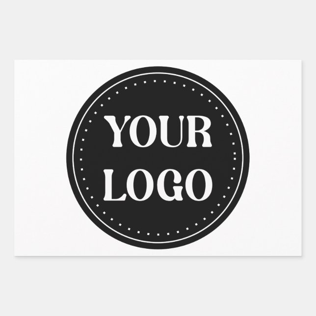 elegant, modern, refined, & editable.  wrapping paper sheets (Front)