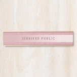 Elegant Modern Rose Gold Glitter Simple Template Door Sign Elegant Modern Rose Gold Glitter Simple Template Door Sign