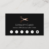 Professional Custom Logo Loyalty Punch Card