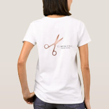 salon t shirt with logo