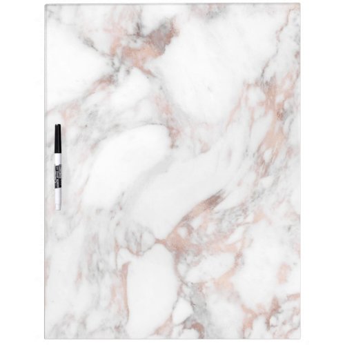 Elegant Modern Rose Marble Background Template Dry Erase Board