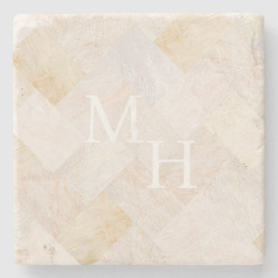 Elegant Modern Sandstone Marbled Stone Coaster