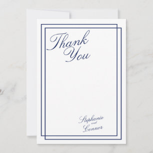 Elegant Modern Script Minimalistic Thank You Invitation