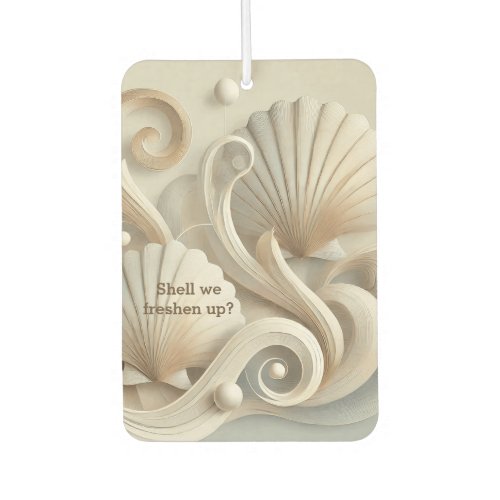 Elegant Modern Shell we freshen up Air Freshener