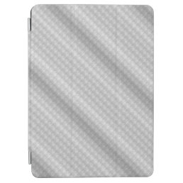 Elegant Modern Silver Gray Stripes iPad Air Cover