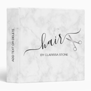 Personalize Your Own Hairdresser Scissor Binder Stay Organized