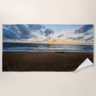 Elegant Modern Simple Custom Add Your Own photo Beach Towel