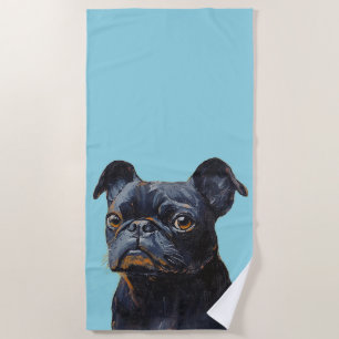 Elegant Modern Simple Custom Add Your Own photo Beach Towel