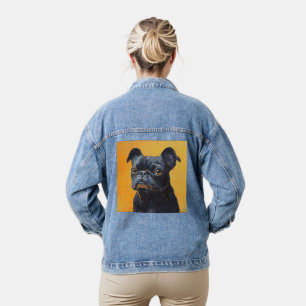 Elegant Modern Simple Custom Add Your Own photo Denim Jacket