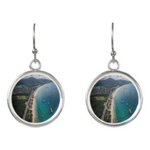 Elegant Modern Simple Custom Add Your Own photo Earrings