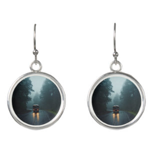 Elegant Modern Simple Custom Add Your Own photo Earrings