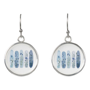 Elegant Modern Simple Custom Add Your Own photo Earrings
