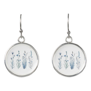 Elegant Modern Simple Custom Add Your Own photo Earrings