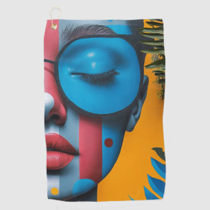 Elegant Modern Simple Custom Add Your Own photo Golf Towel