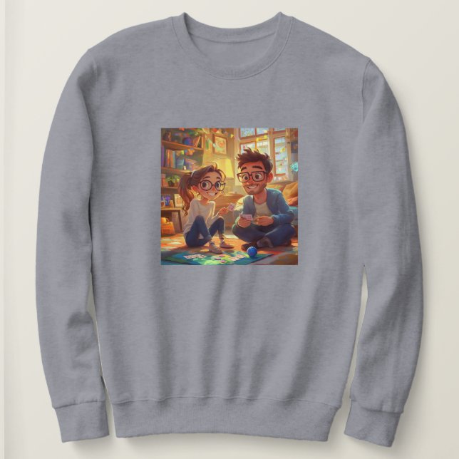 Elegant Modern Simple Custom Add Your Own photo Sweatshirt (Design Front)