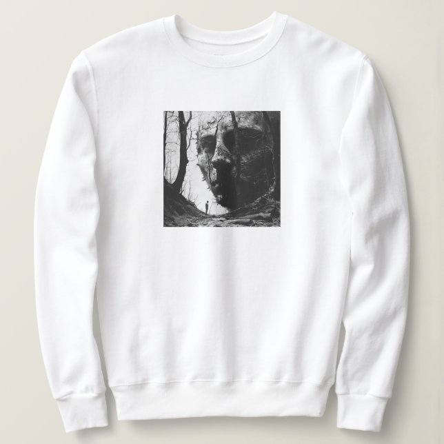 Elegant Modern Simple Custom Add Your Own photo Sweatshirt (Design Front)