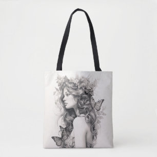 Elegant Modern Simple Custom Add Your Own photo Tote Bag
