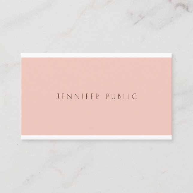 Elegant Modern Simple Design Professional Luxury Business Card (Front)
