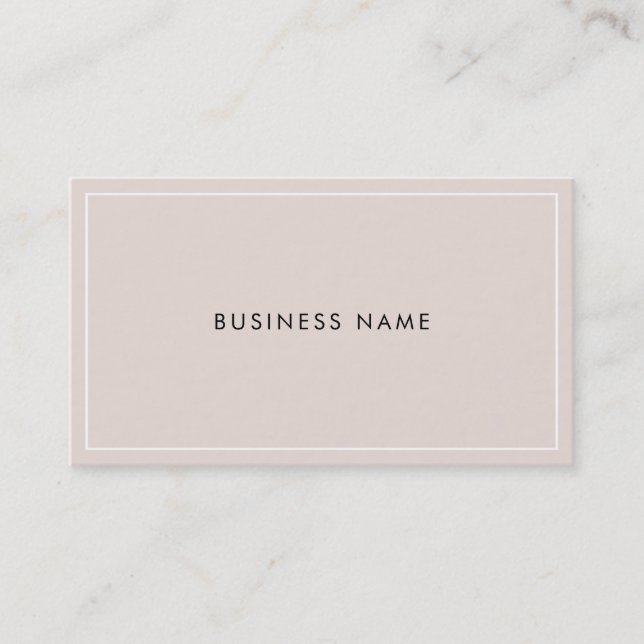 Elegant Modern Simple Design Professional Trendy Business Card (Front)