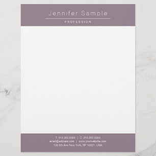 Elegant Modern Simple Design Template Professional Letterhead