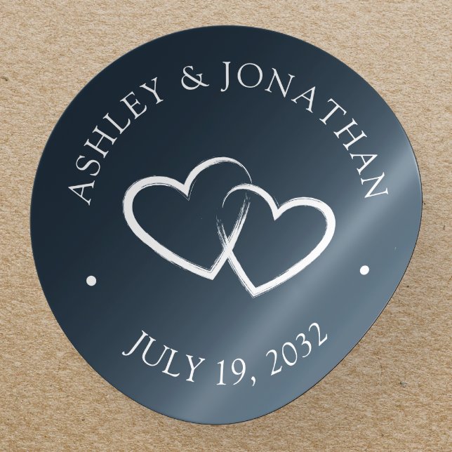 Elegant Modern Simple Elements Classic Round Sticker (Creator Uploaded)
