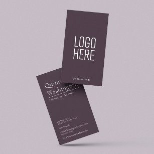 Elegant Modern Simple Logo Professional Stylish Business Card