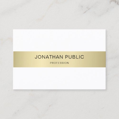 Elegant Modern Simple Plain Luxury Trendy Design Business Card