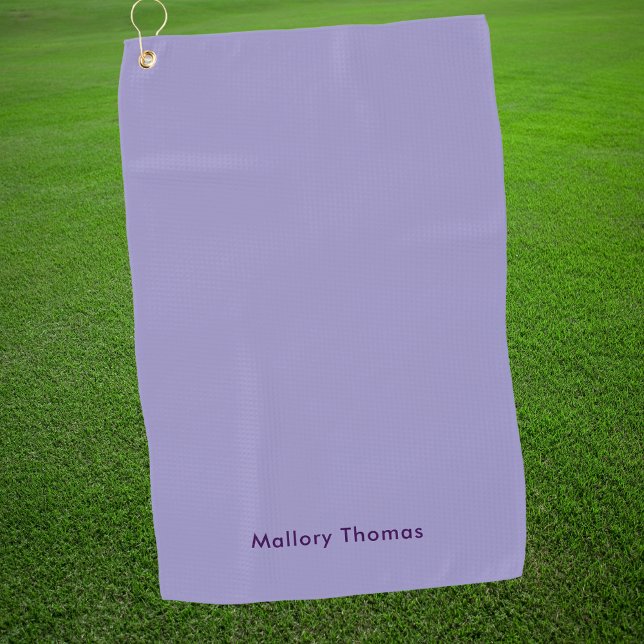 Elegant Modern Simple Professional Golfer  Golf Towel (Creator Uploaded)