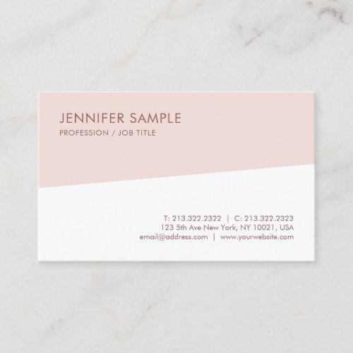 Elegant Modern Simple Professional Template Trendy Business Card
