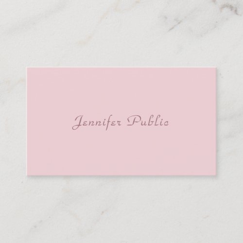 Elegant Modern Simple Template Professional Business Card