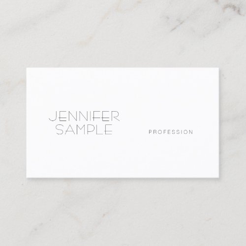 Elegant Modern Simple Template Professional Business Card