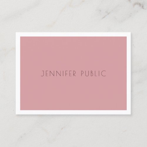 Elegant Modern Simple Template Trend Colors Business Card