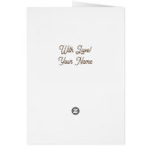 elegant modern simple weeding invitation card (Back)