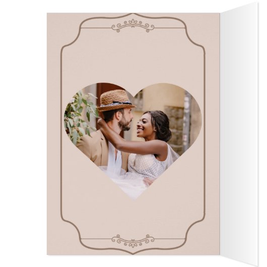 elegant modern simple weeding invitation card (Inside (Left))