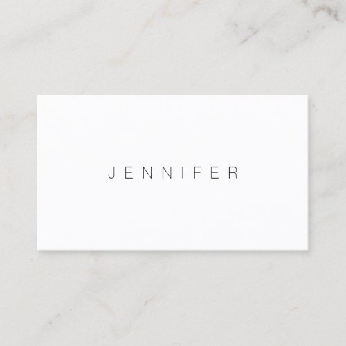 Elegant Modern Sleek Professional Template Chic Business Card