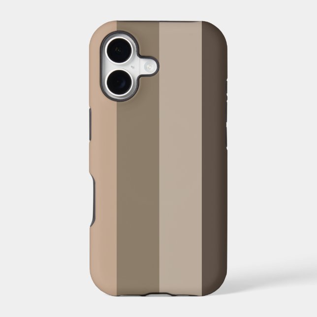 Elegant modern striped pattern iphone case (Back)