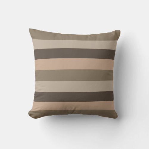 elegant modern striped pattern throw pillow